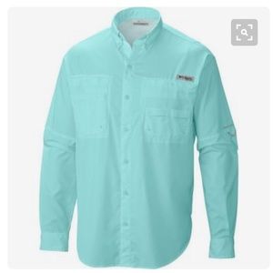 Sky blue pfg fishing shirt